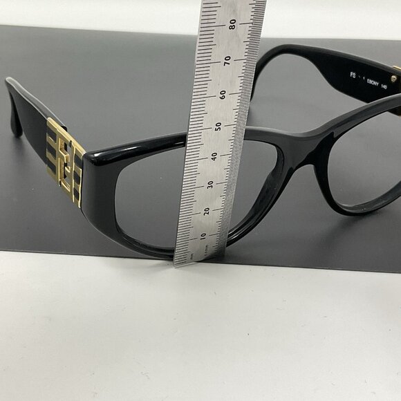 fendi sunglasses Frame Women FS 111  140 Ebony (  Black and gold ) main image 12